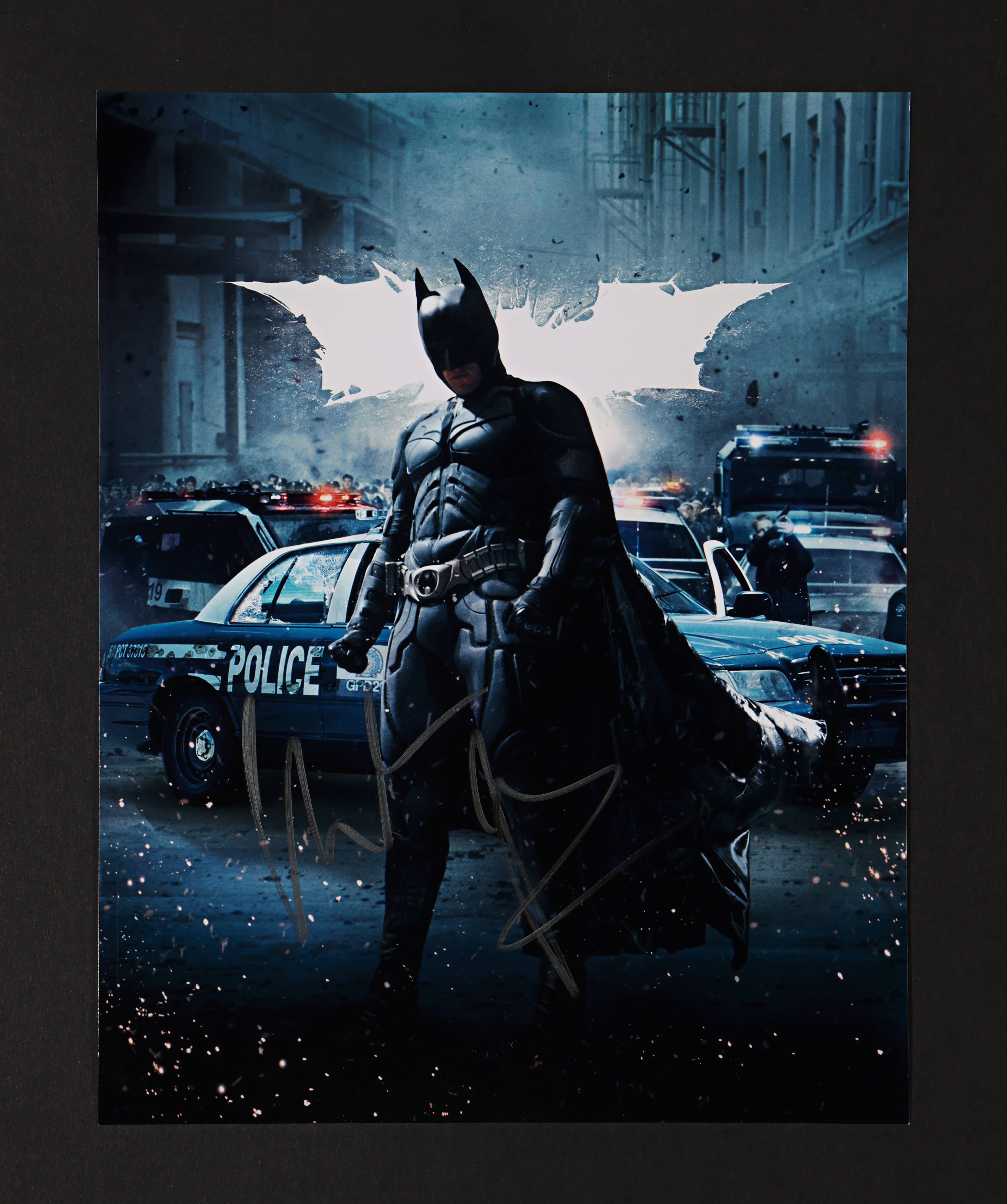 THE DARK KNIGHT RISES (2012) - Christian Bale Autographed Photo