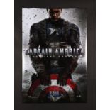 CAPTAIN AMERICA: THE FIRST AVENGER (2011) - Chris Evans and Dominic Cooper Autographed Teaser One-Sh