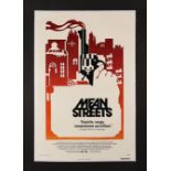 MEAN STREETS (1973) - US One-Sheet - Linen-Backed, 1973