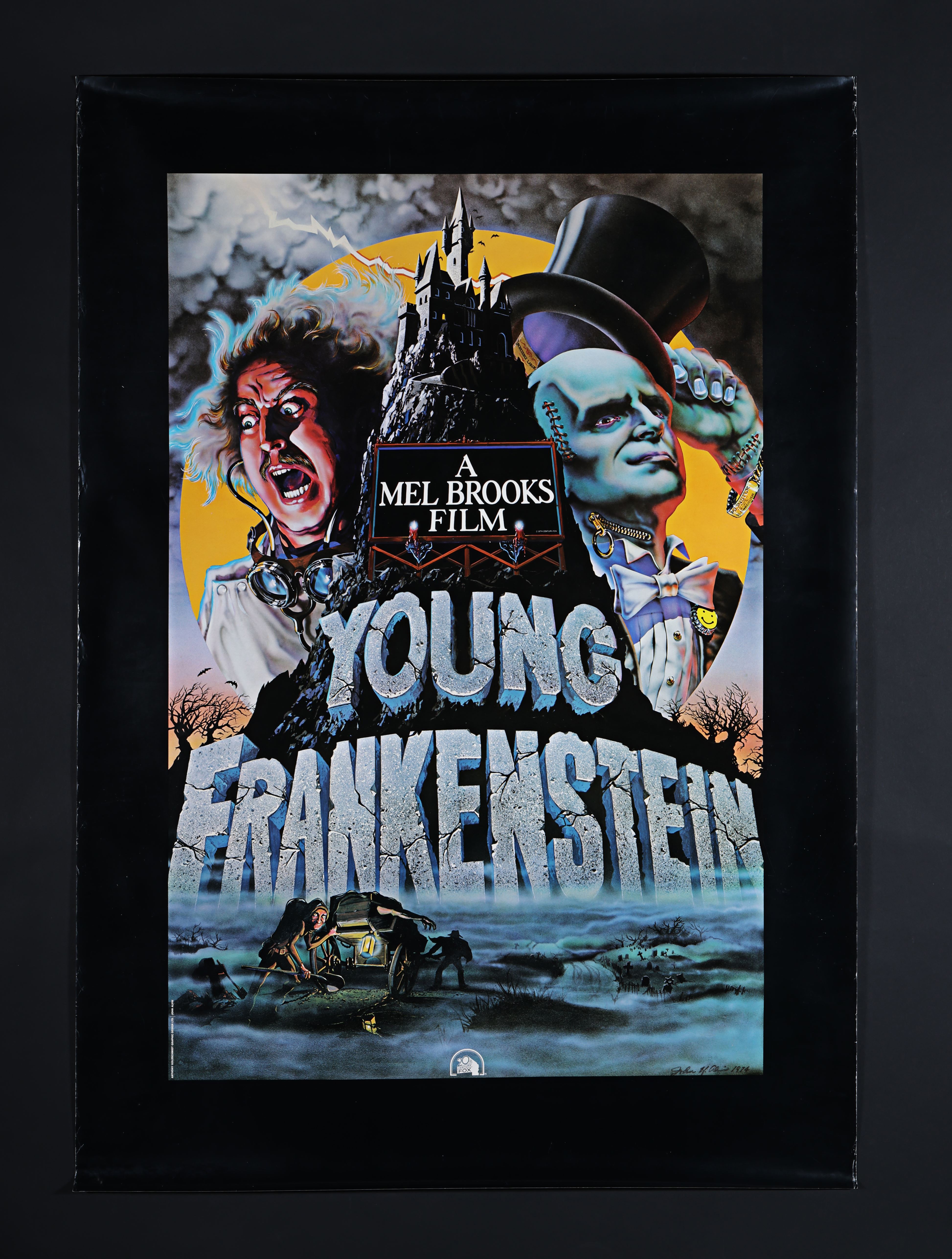 YOUNG FRANKENSTEIN (1974) - David Frangioni Collection: John Alvin Autographed US Special Poster, 19