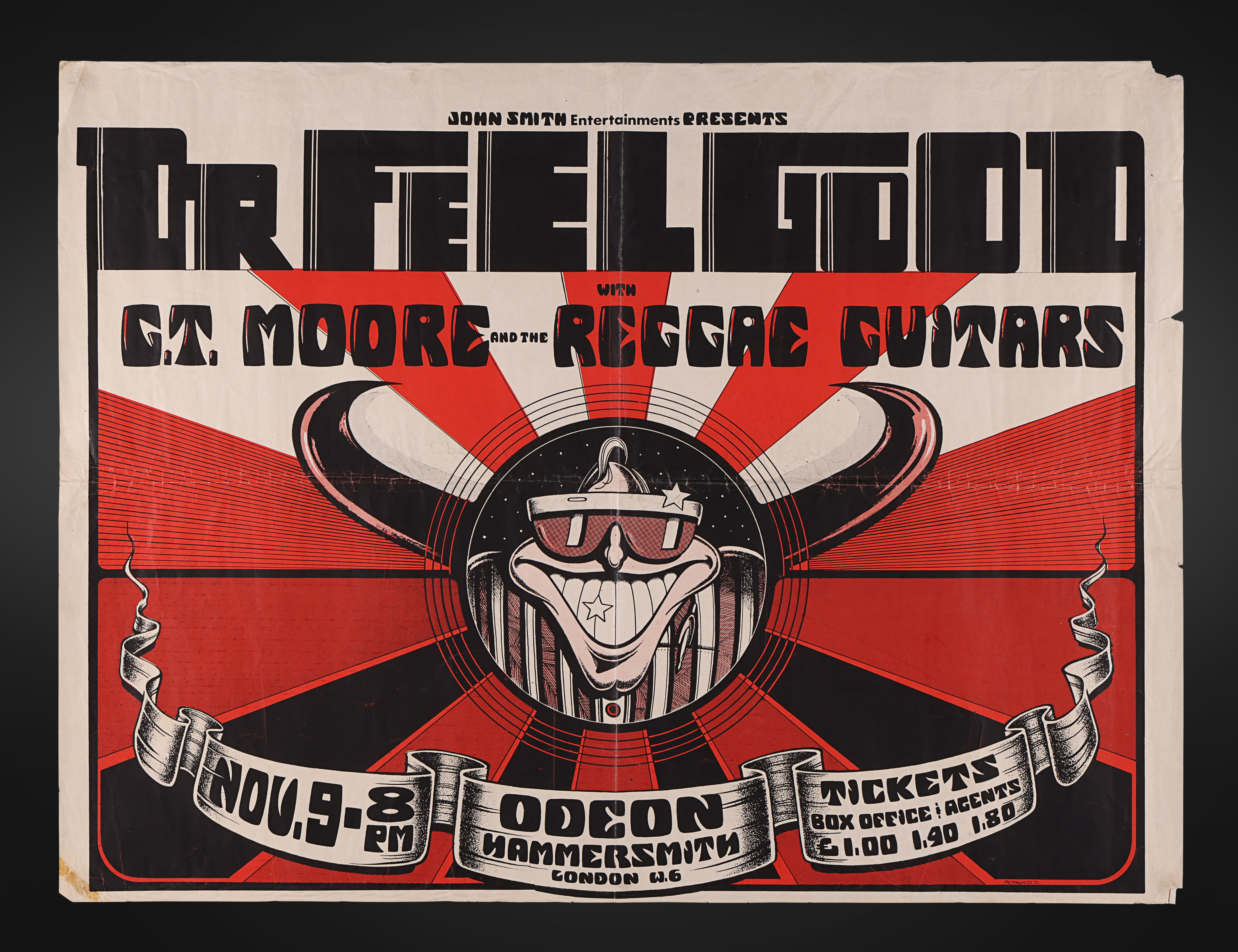 DR. FEELGOOD - Odeon Hammersmith London Concert Poster, 1975