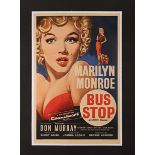 BUS STOP (1956) - British Double Crown - Linen-Backed, 1956