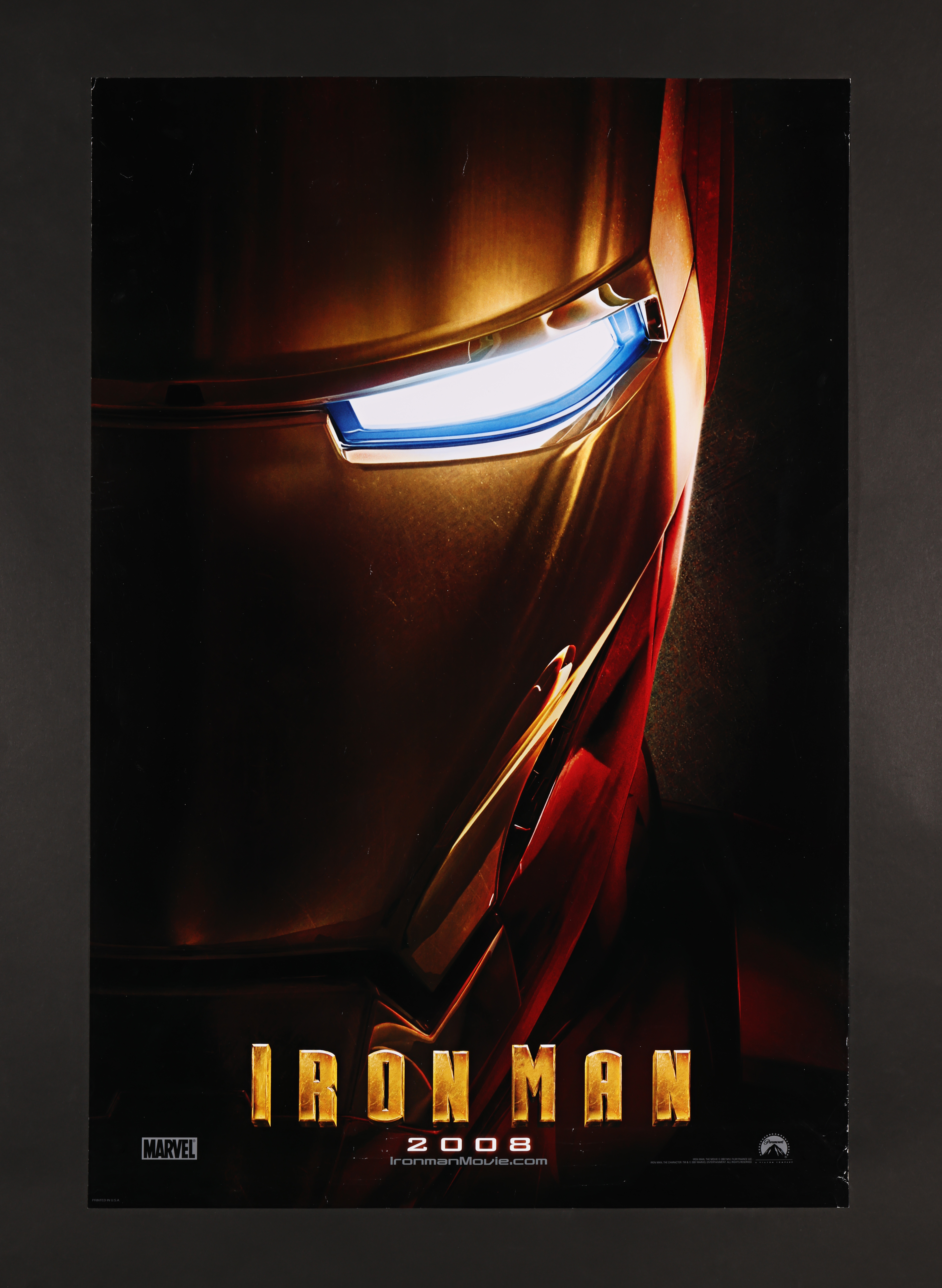 IRON MAN (2008) - Two British One-Sheets - Advance and Teaser, 2008