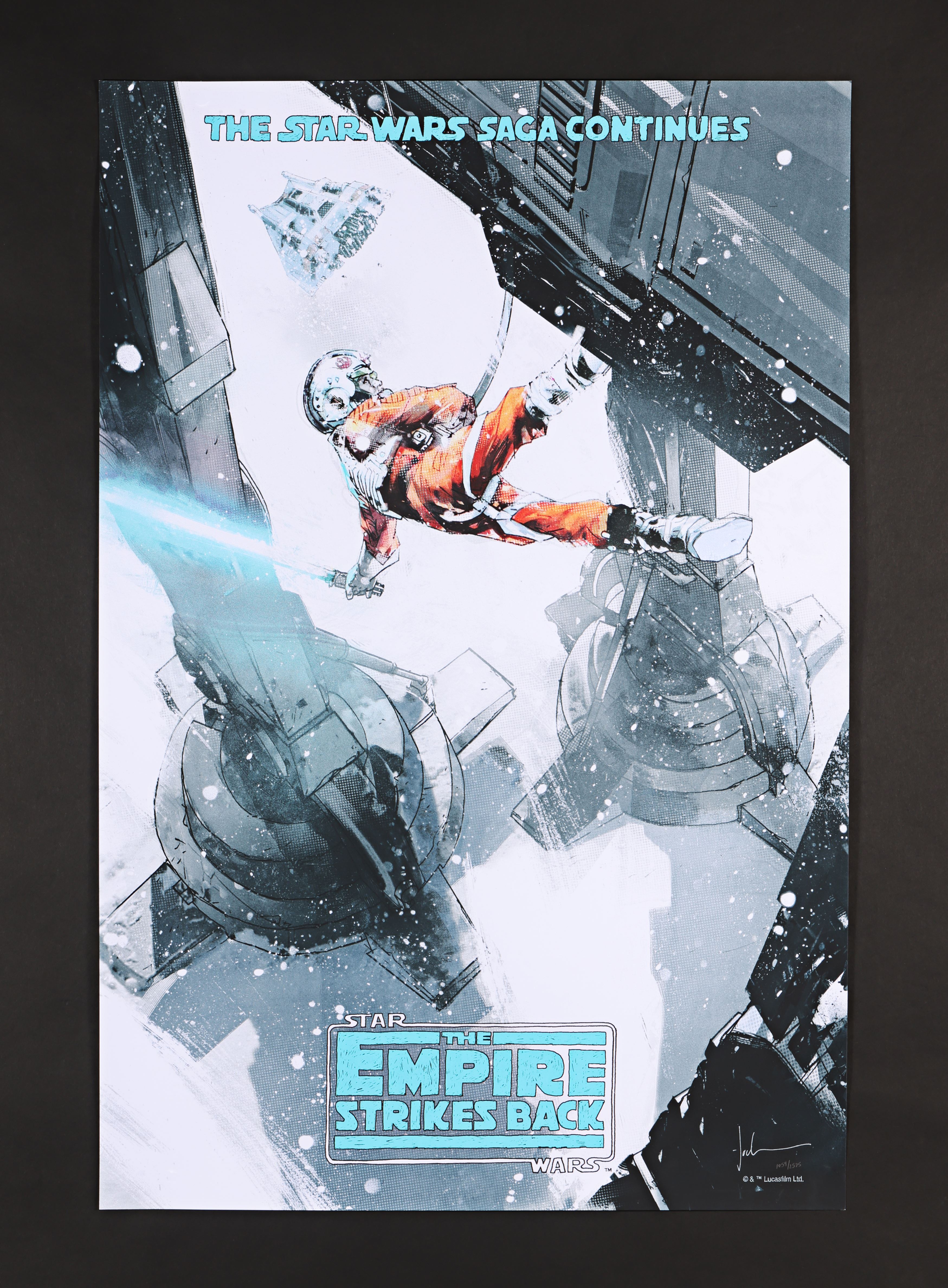 STAR WARS: THE EMPIRE STRIKES BACK (1980) - Signed and Hand-Numbered Limited Edition Print by Jock,