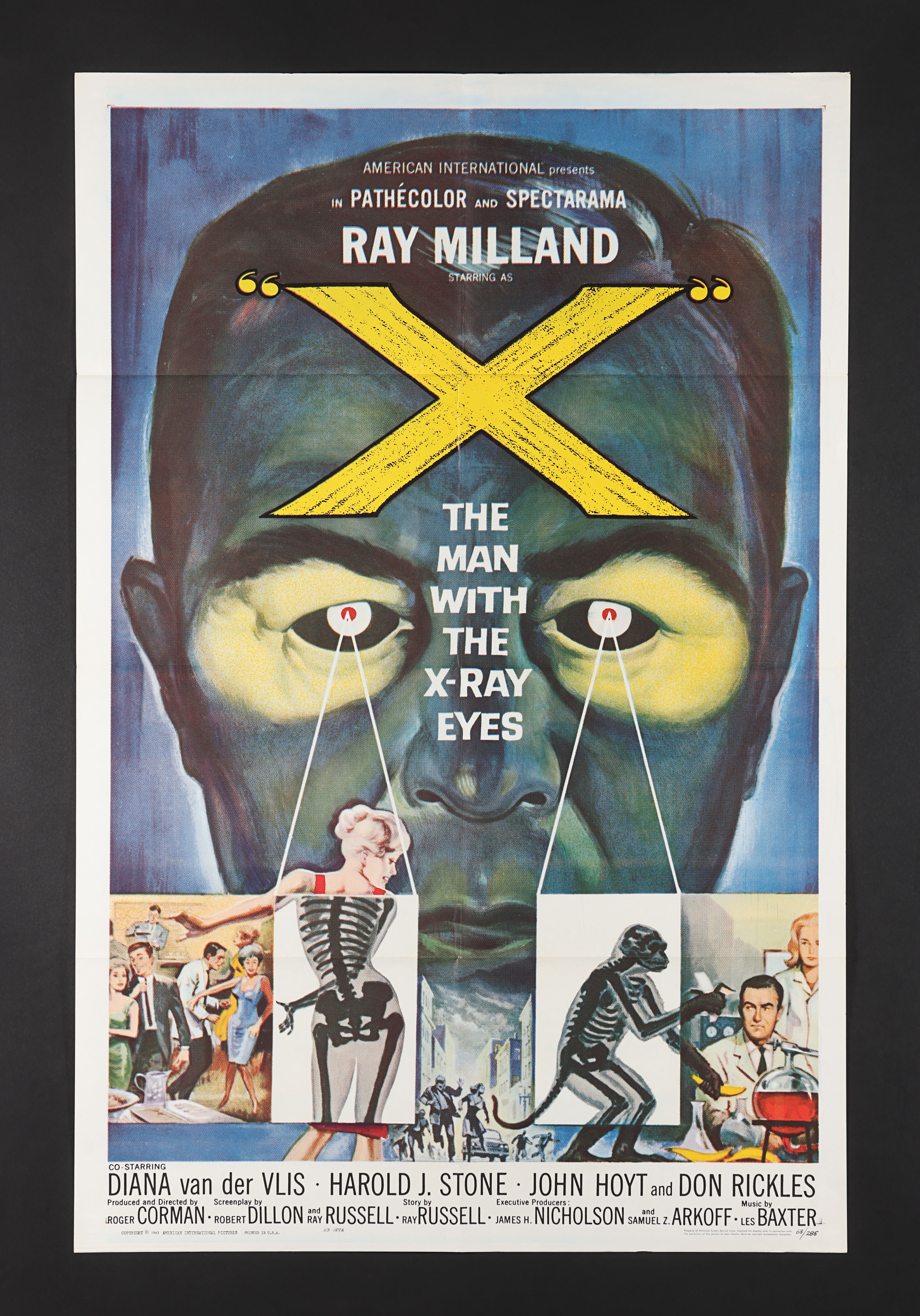X: THE MAN WITH THE X-RAY EYES (1963) - US One-Sheet, 1963