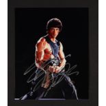 RAMBO: FIRST BLOOD (1982) - David Frangioni Collection: Sylvester Stallone Autographed Still