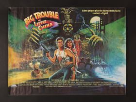BIG TROUBLE IN LITTLE CHINA (1986) - UK Quad - Rolled, 1986