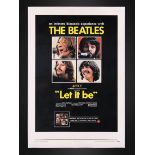 LET IT BE (1970) - US One-Sheet - Linen-Backed, 1970