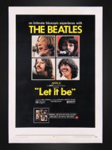 LET IT BE (1970) - US One-Sheet - Linen-Backed, 1970