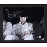 A CLOCKWORK ORANGE (1971) - Malcolm McDowell Autographed Photo