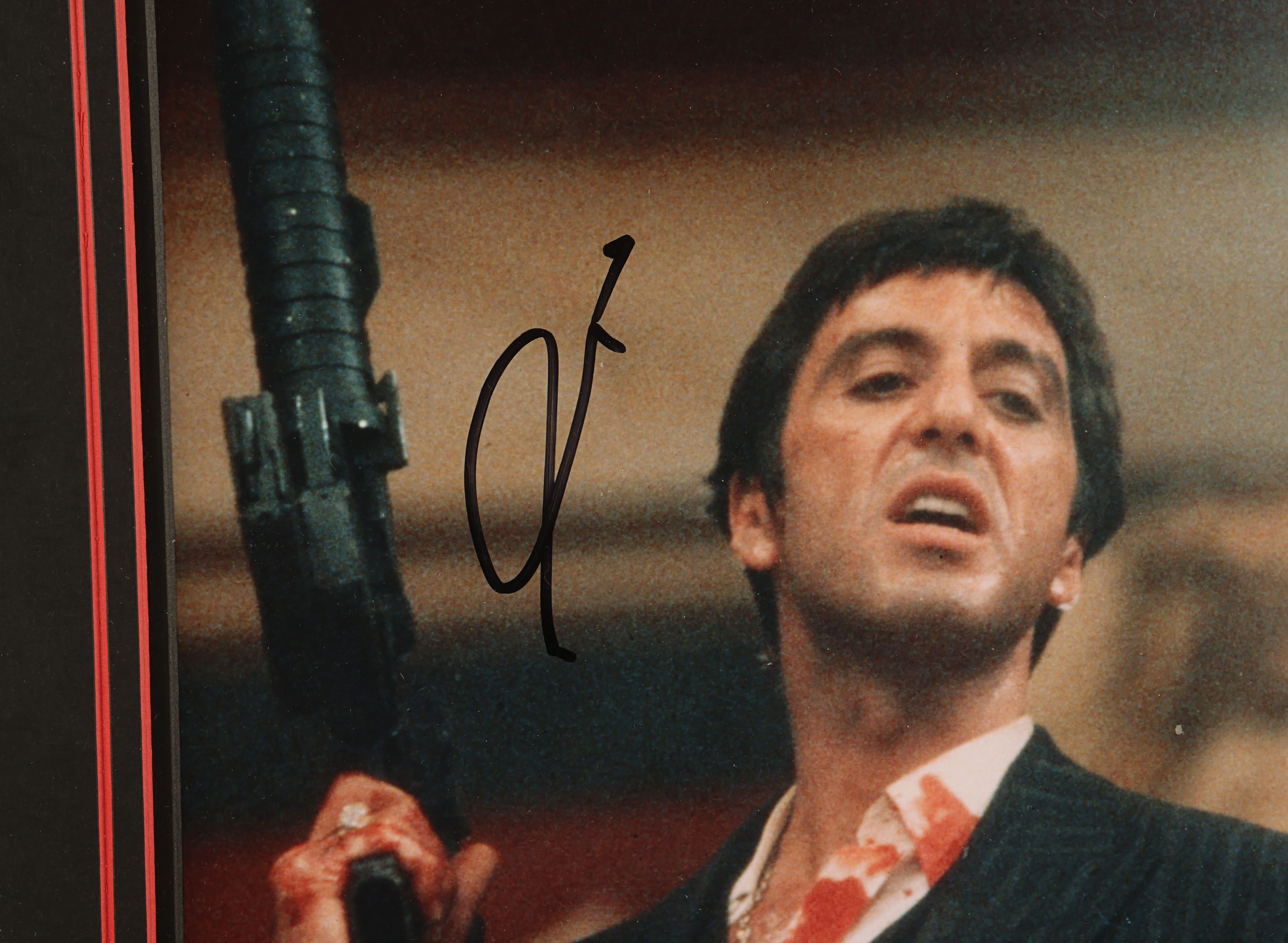 SCARFACE (1983) - Al Pacino Framed Autograph Display - Image 2 of 2