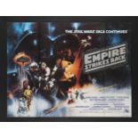 STAR WARS: THE EMPIRE STRIKES BACK (1980) - Untrimmed UK "Gone with the Wind" Style A Quad