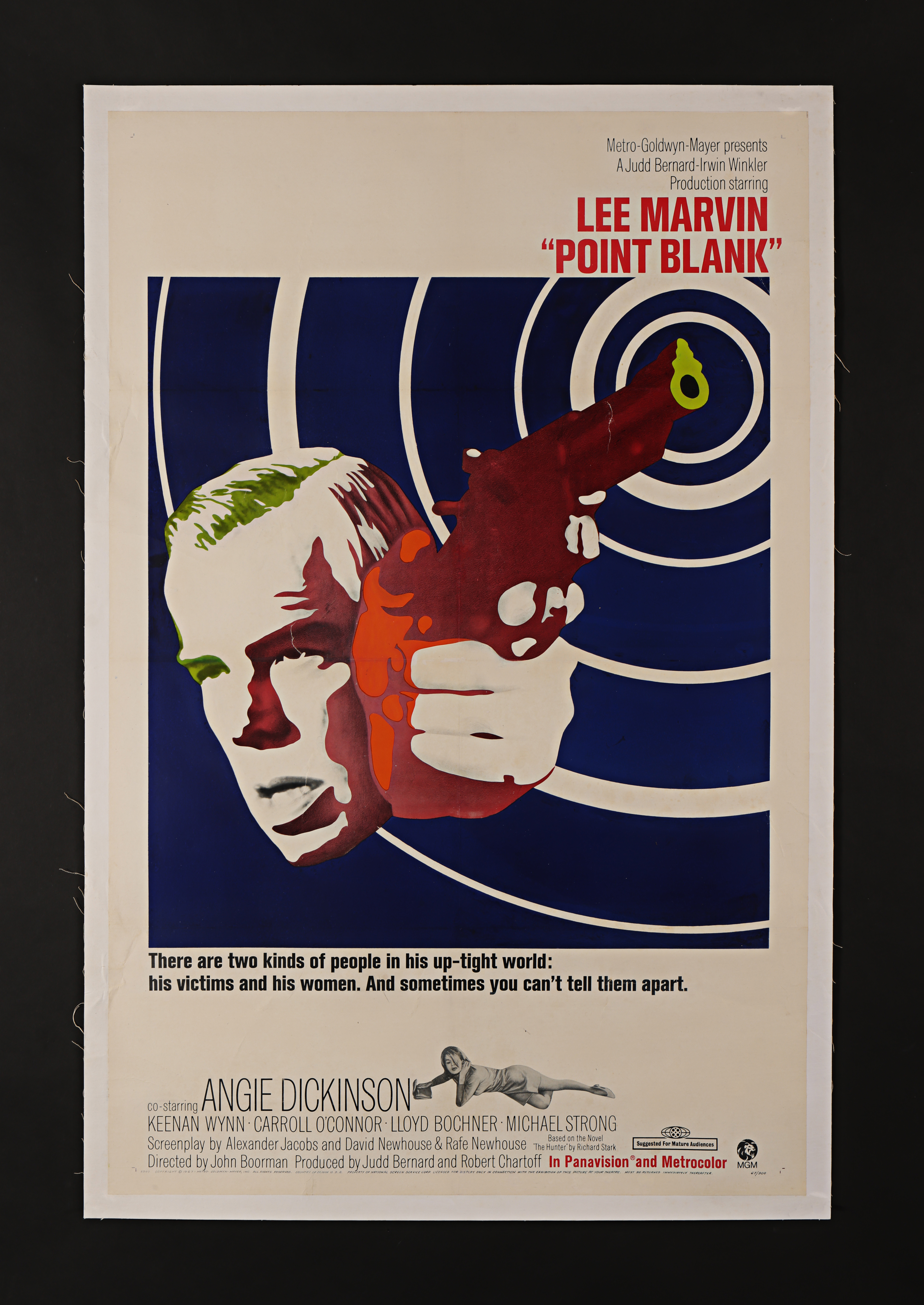 POINT BLANK (1967) - US One-Sheet, Linen-Backed, 1967