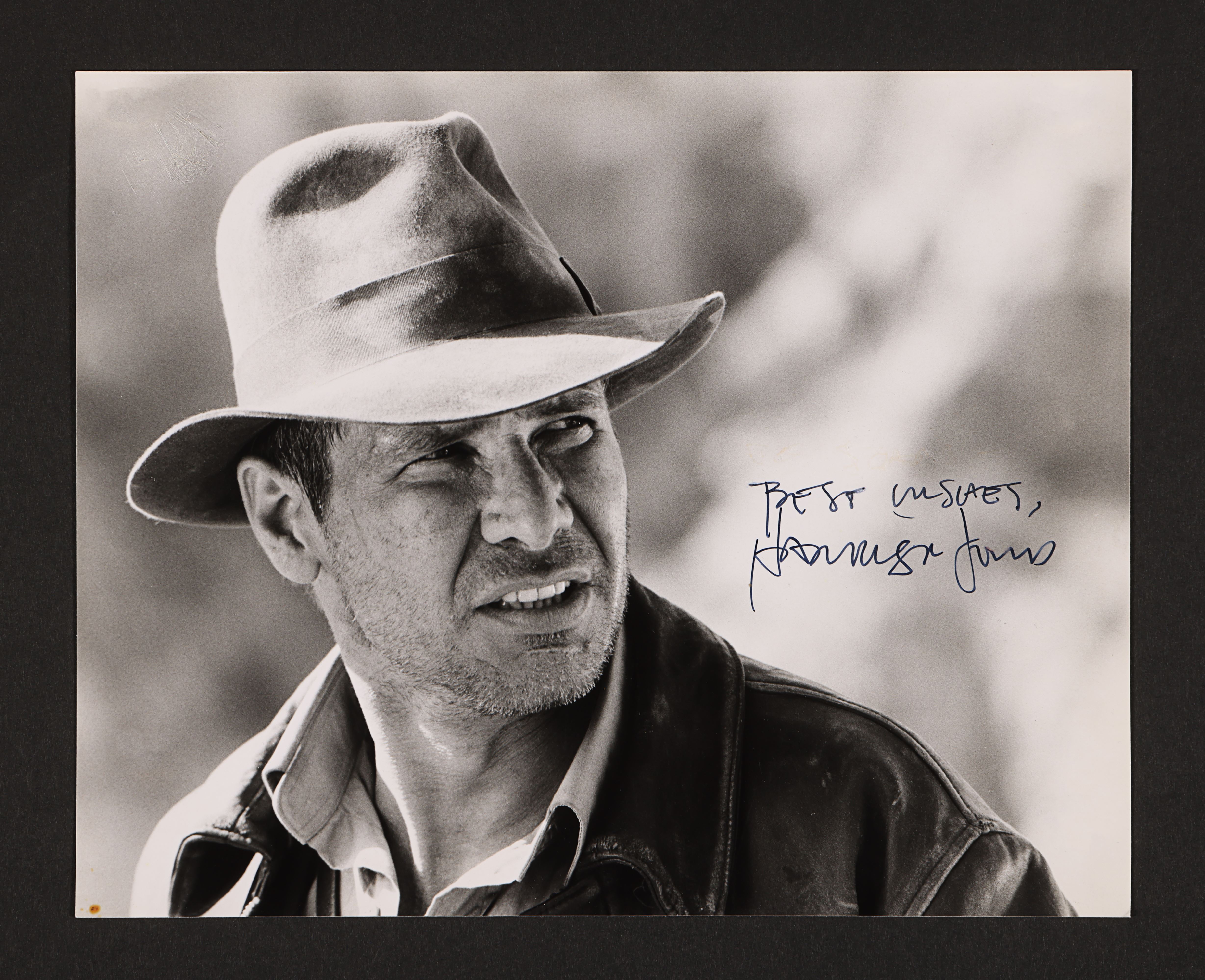 INDIANA JONES AND THE LAST CRUSADE (1989) - Harrison Ford Autographed Photograph