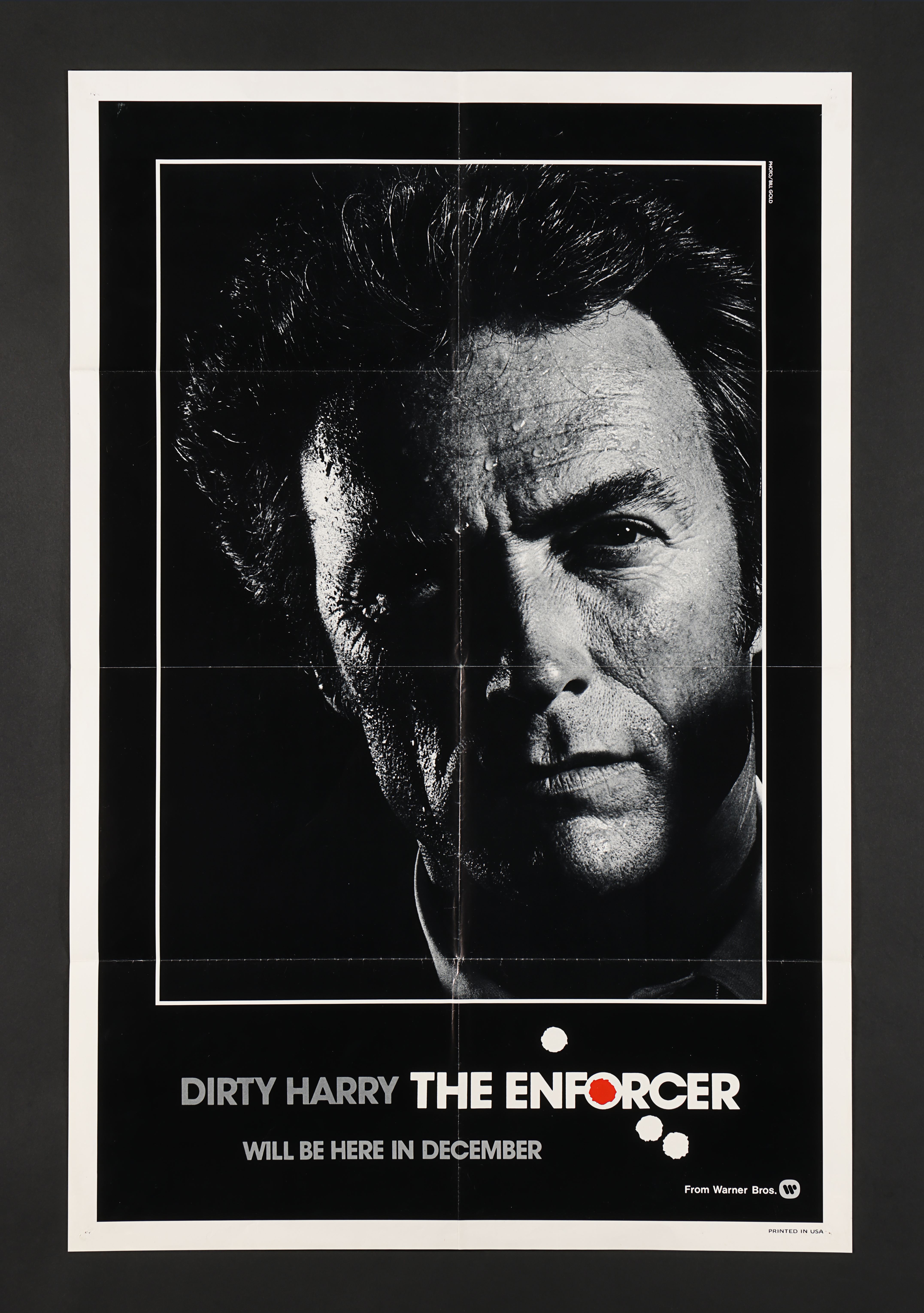 THE ENFORCER (1976) - David Frangioni Collection: US One-Sheet Teaser, 1976