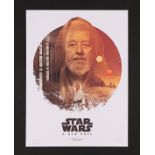 STAR WARS: ORIGINAL TRILOGY (1977-1983) - Three Matching Signed and Hand-Numbered Limited Edition Pr
