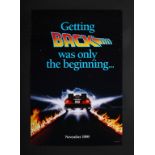 BACK TO THE FUTURE PART II (1989) - David Frangioni Collection: US Teaser One-Sheet, 1989