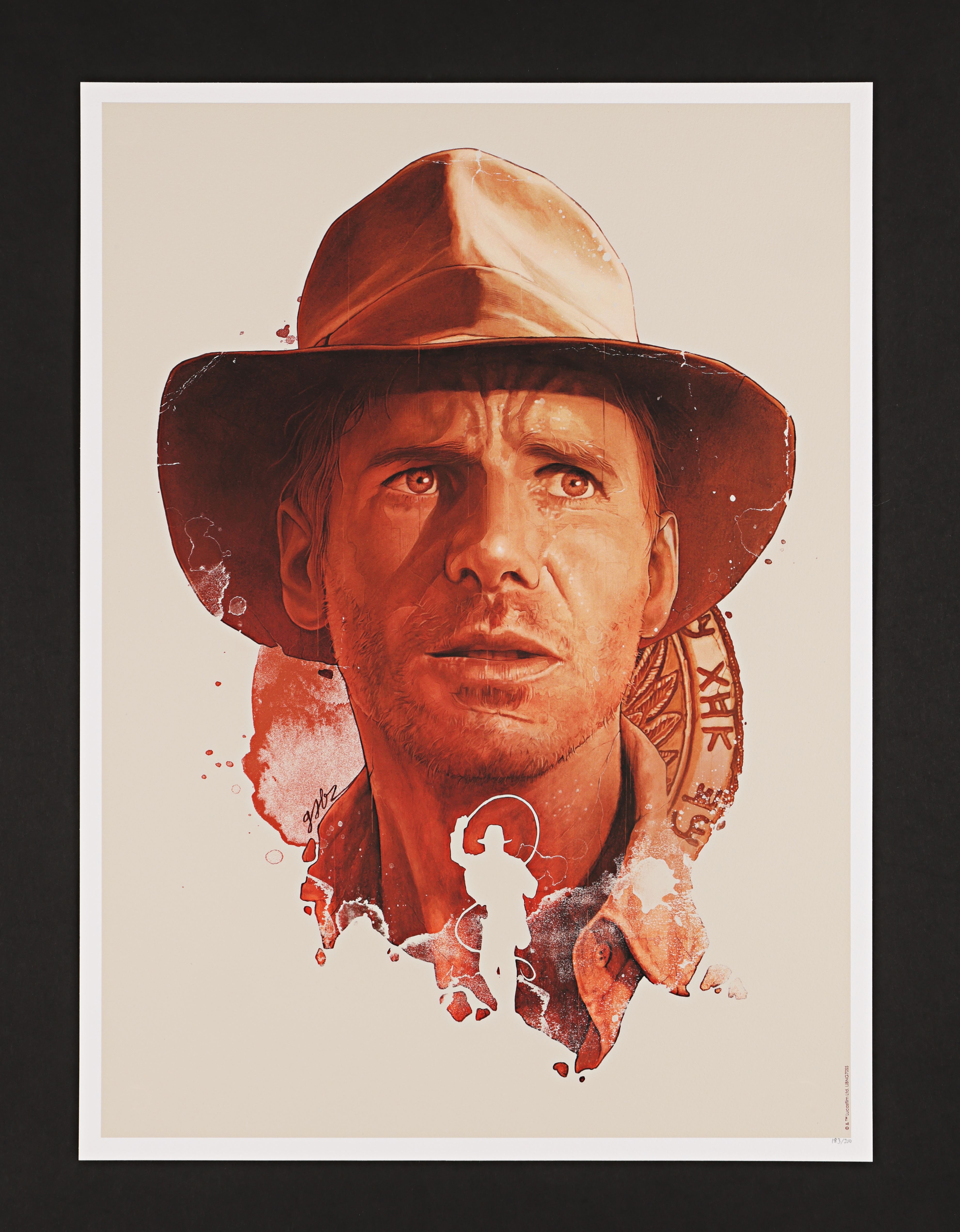 INDIANA JONES: ORIGINAL TRILOGY (1981-1989) - Two Hand-Numbered Limited Edition Prints by Grzegorz "