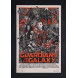 GUARDIANS OF THE GALAXY (2014) - Hand-Numbered Limited Edition Variant Print by Tyler Stout, 2014