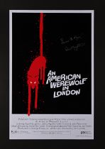 AN AMERICAN WEREWOLF IN LONDON (1981) - David Naughton Autographed Poster