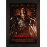 MACHETE (2010) - Danny Trejo and Michelle Rodriguez Autographed One-Sheet, 2010