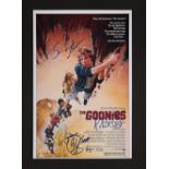 THE GOONIES (1985) - Richard Donner, Sean Astin, Corey Feldman, Jeff Cohen and Robert Davi Autograph