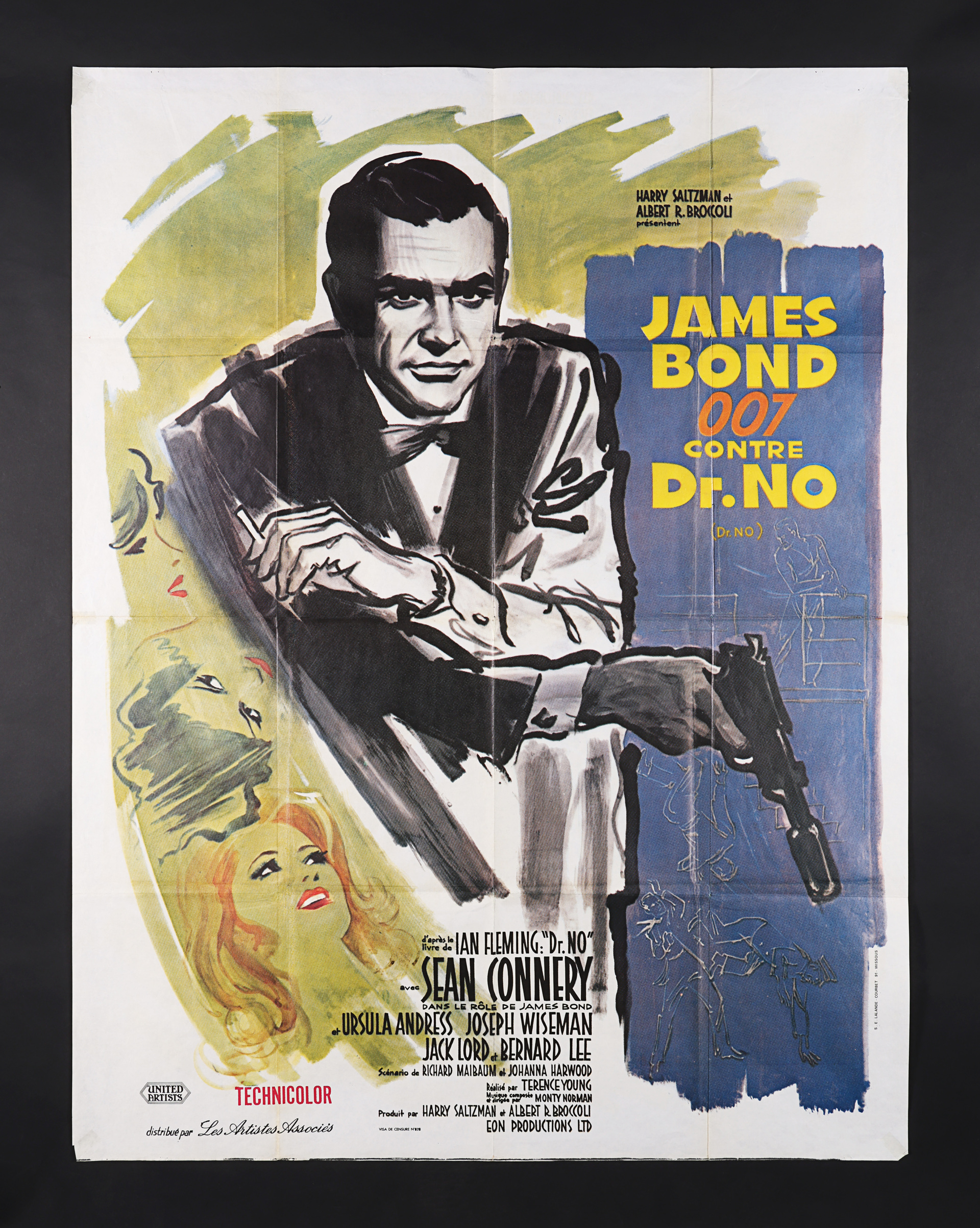 JAMES BOND: DR. NO (1962) - French "Grande" Poster, 1970s