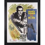 JAMES BOND: DR. NO (1962) - French "Grande" Poster, 1970s