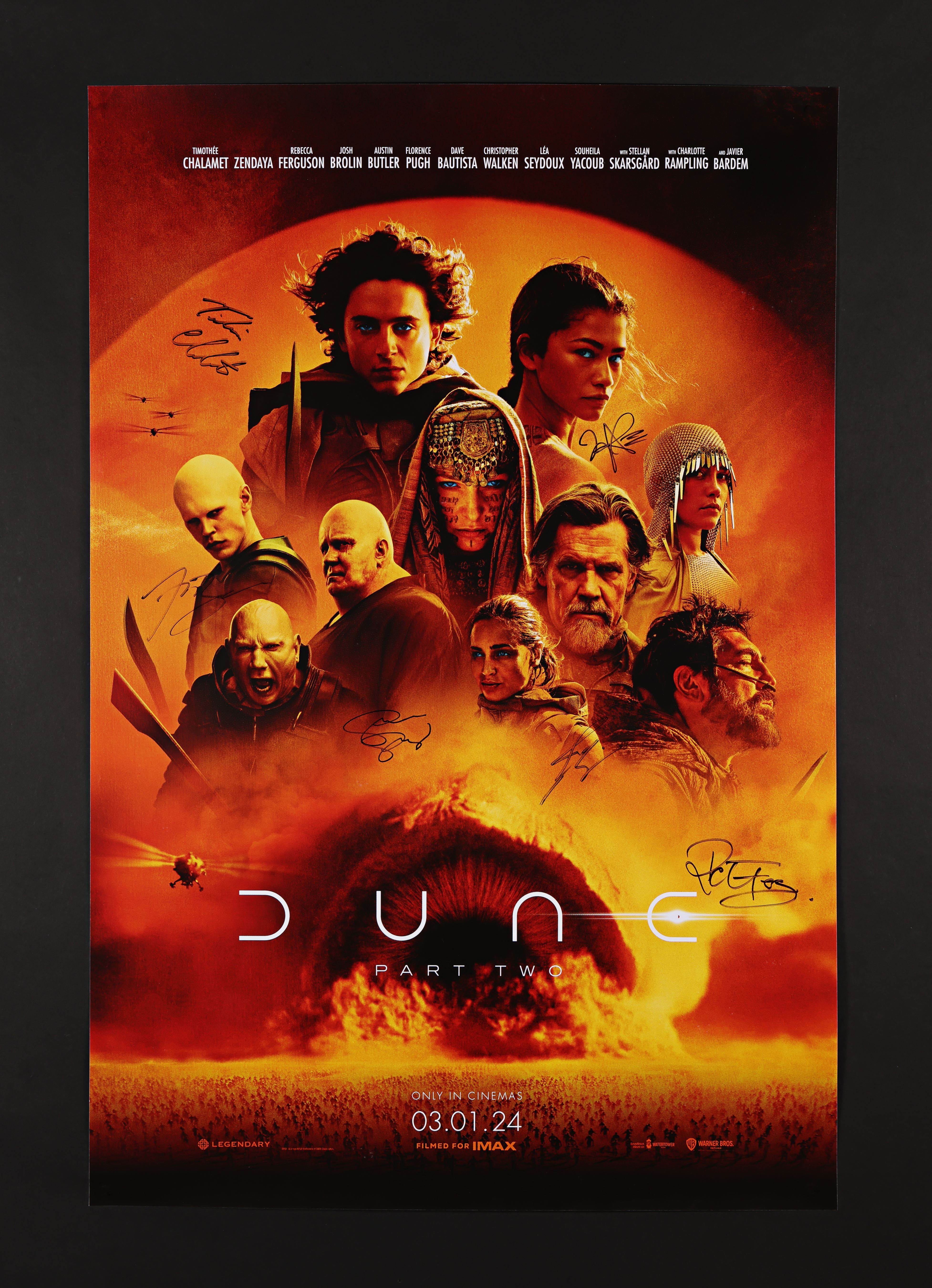 DUNE: PART TWO (2024) - Timothée Chalamet, Zendaya, Austin Butler, Stellan Skarsgård, Josh Brolin an