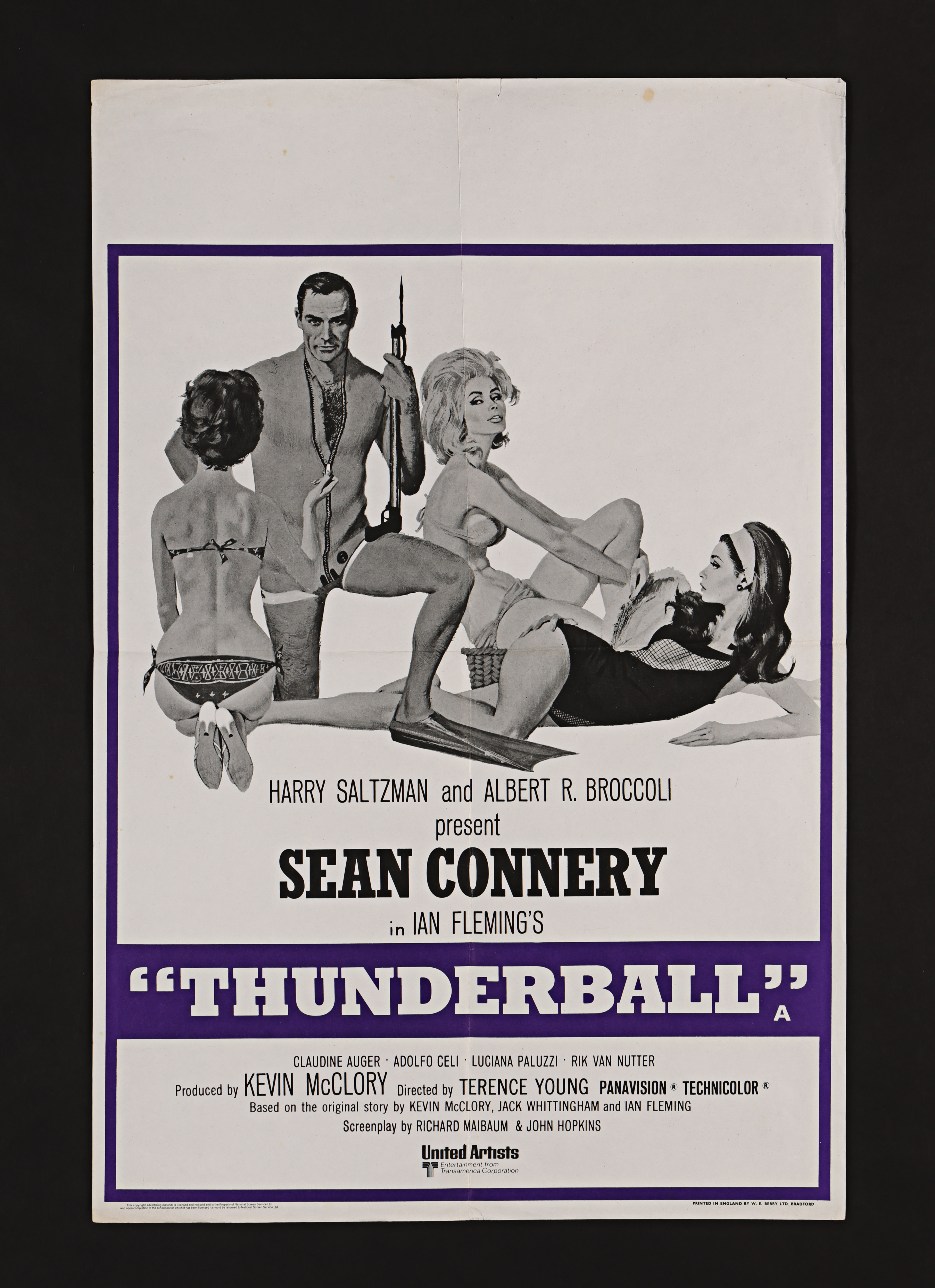 JAMES BOND: THUNDERBALL (1965) - British Double-Crown, circa 1970s