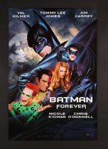 BATMAN FOREVER (1995) - Val Kilmer Autographed Poster