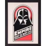 STAR WARS: THE EMPIRE STRIKES BACK (1980) - British Royal Charity World Premiere Empire Day Poster,