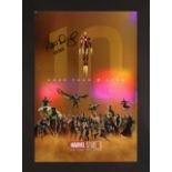 MARVEL UNIVERSE 10th ANNIVERSARY - Robert Downey Jr. Autographed and Dated 10th Anniversary Special