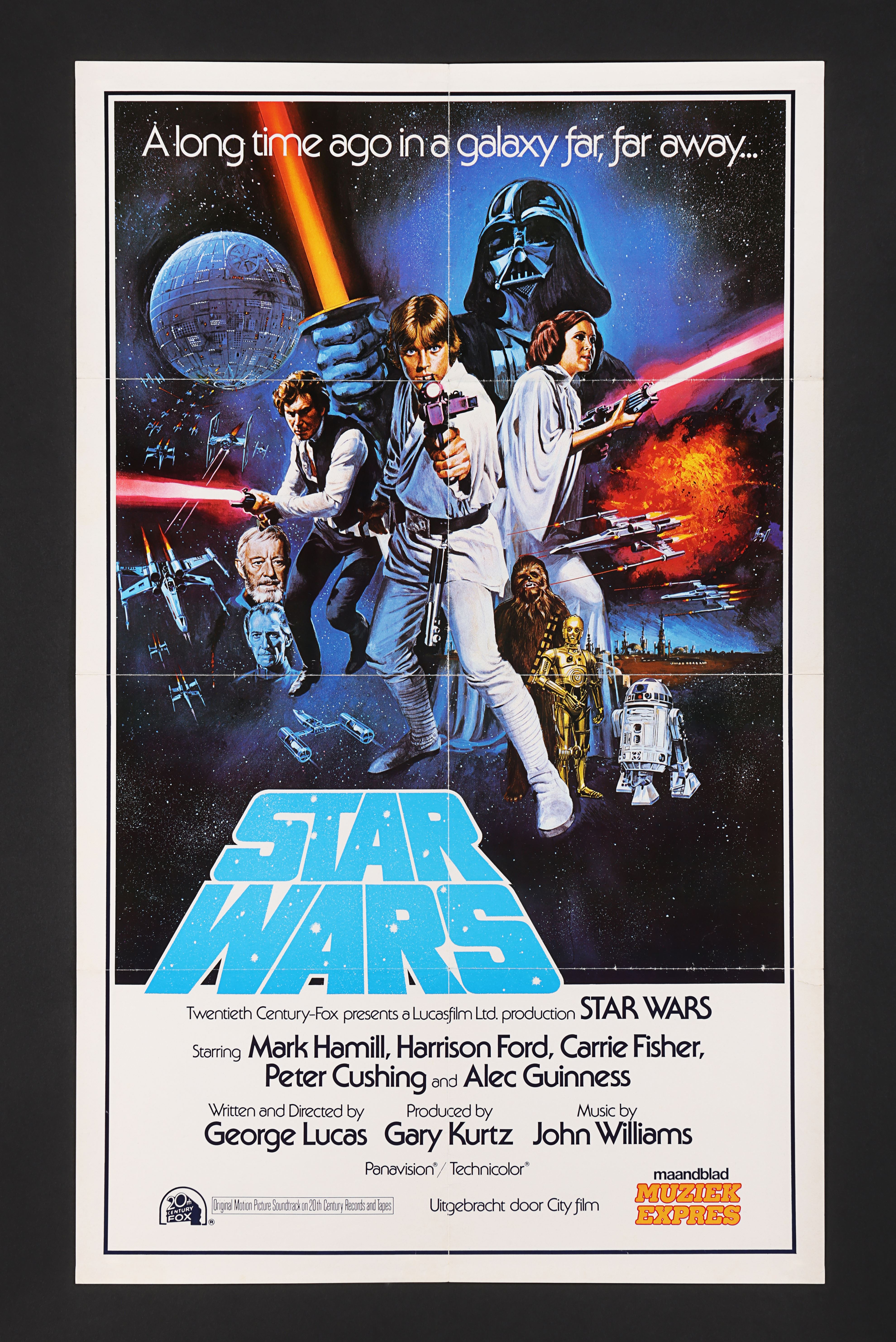 STAR WARS: A NEW HOPE (1977) - Dutch Poster, 1977