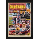 PULP FICTION (1994) - Hand-Numbered Limited Edition Variant Print by Ise Ananphada, 2022