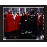 STAR WARS: RETURN OF THE JEDI (1983) - James Earl Jones, Ian McDiarmid and Dave Prowse Autographed L