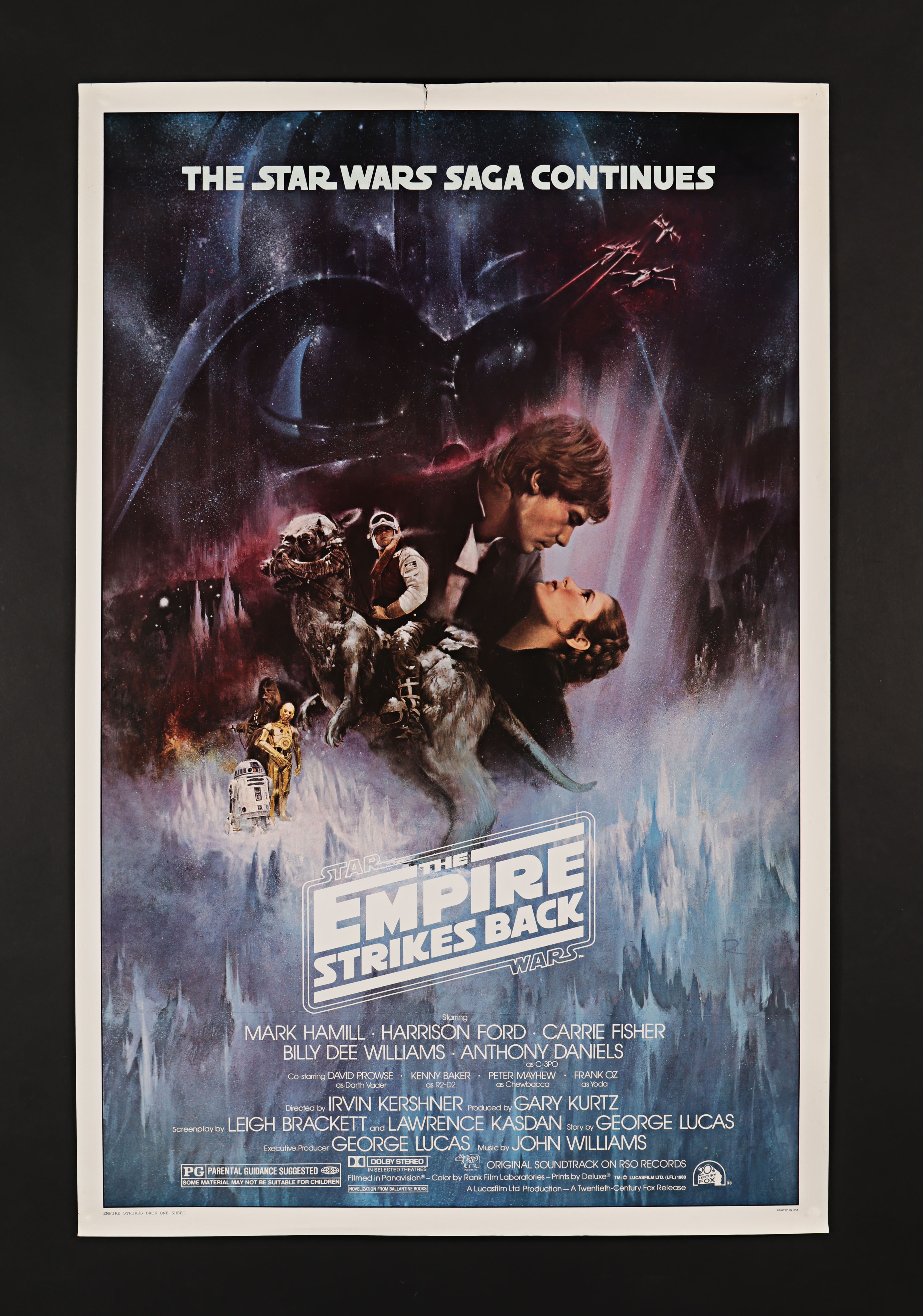 STAR WARS: THE EMPIRE STRIKES BACK (1980) - US One-Sheet - 'Gone with the Wind' Style A, 1980