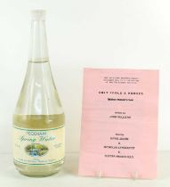 An original bottle of Peckham Spring Water from Only Fools & Horses - Mother Nature's Son (1992