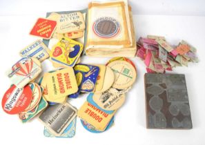 A group of vintage beer mats, 1960s and later, to include World Cup 1966, Babycham, White Horse,