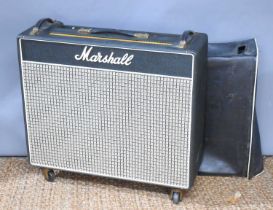 A vintage Marshall 2040 valve lead amplifier.