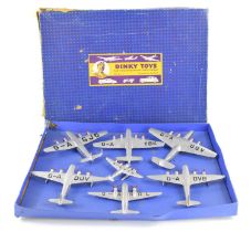 A boxed Dinky toys Commercial aircraft set No 4.