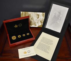 A Canadian Mint limited edition coin set: The Queen Elizabeth II, The Longest Reigning Monarch, Gold