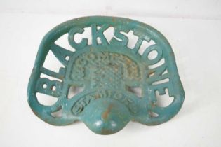 A Blackstones of Stamford cast iron tractor seat.