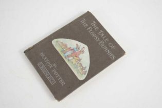 Beatrix Potter: Tale of The Flopsy Bunnies, early American Edition, illustrated grey card, missing