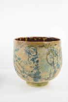 A Chambers (20th century): Studio pottery bowl with Chinese influence pattern to the exterior,