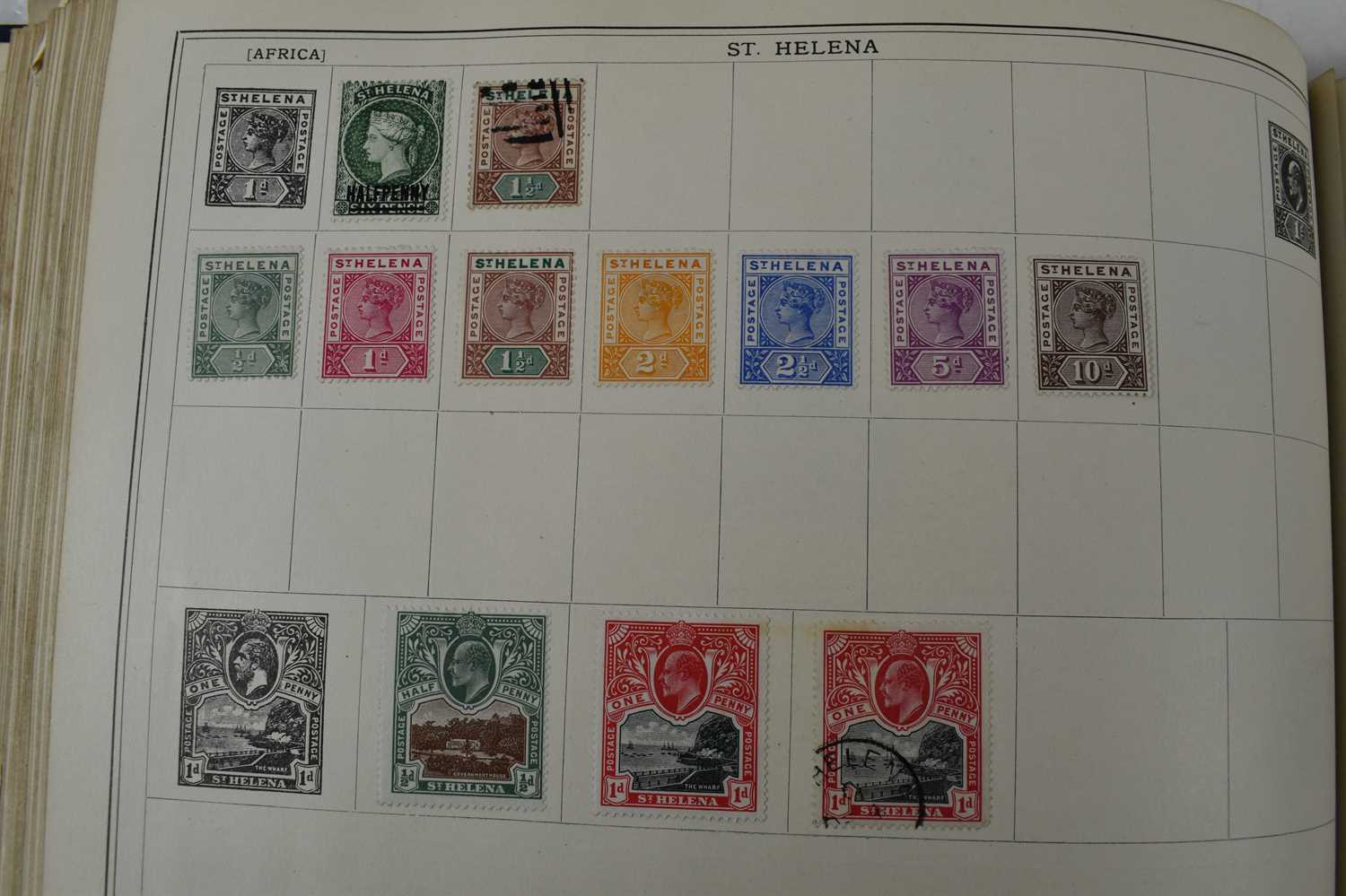A stamp collection including a number of 19th century and Victorian examples, and a page of Penny - Image 12 of 15