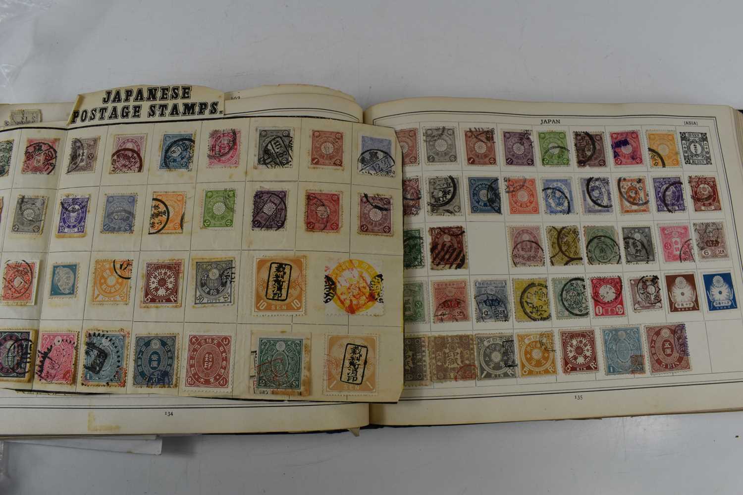A stamp collection including a number of 19th century and Victorian examples, and a page of Penny - Image 13 of 15