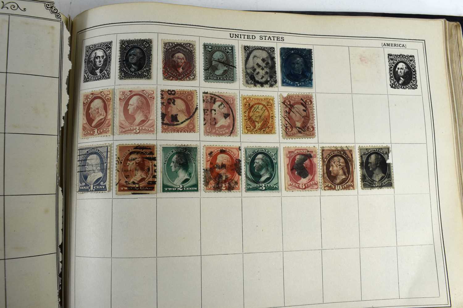 A stamp collection including a number of 19th century and Victorian examples, and a page of Penny - Image 6 of 15