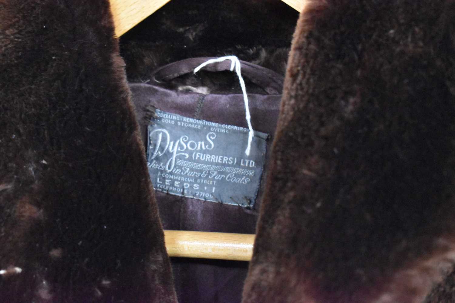 Two vintage fur coats to include an example by Martins of London. [Provenance: The Estate of - Image 2 of 2