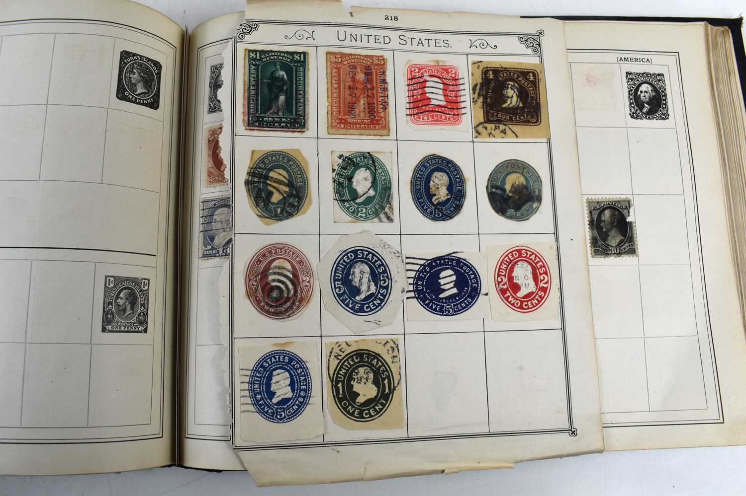 A stamp collection including a number of 19th century and Victorian examples, and a page of Penny - Image 7 of 15